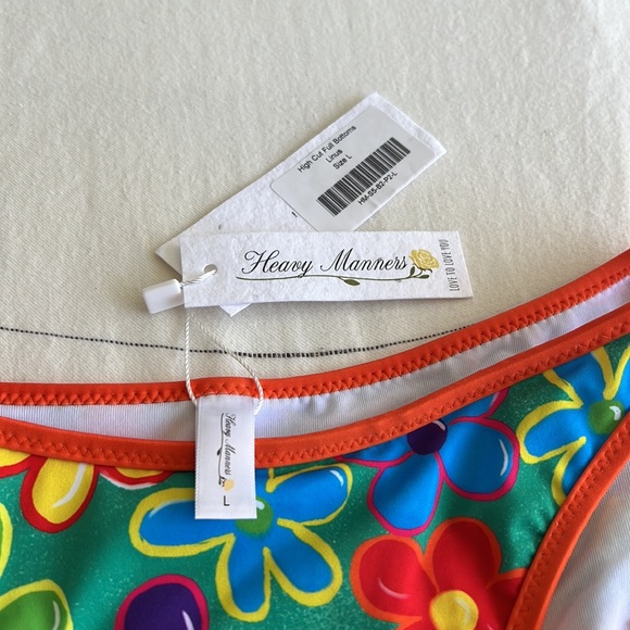 Heavy Manners Linus High Cut Full Bottoms size L - Picture 2 of 3